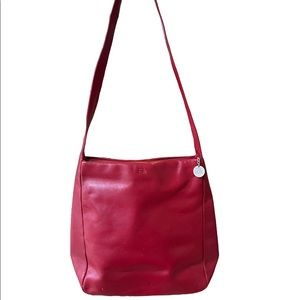 The Sak Red Leather Shoulder Bag